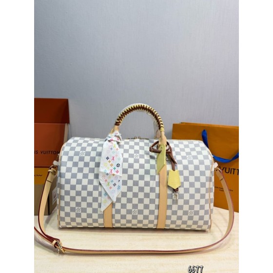 Louis Vuitton Keepall Bandouli猫re 45 (Damier Azur)